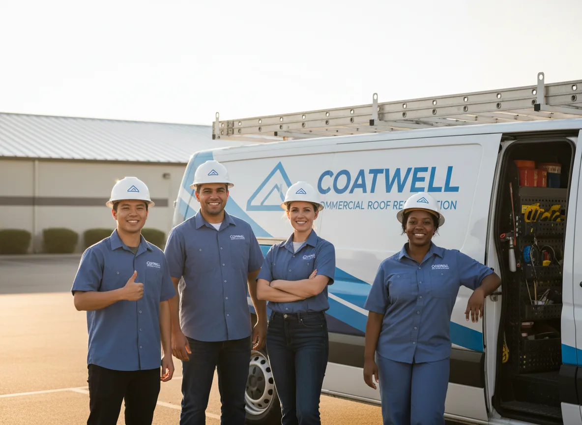 Commercial roof coating company in Yatesville, GA